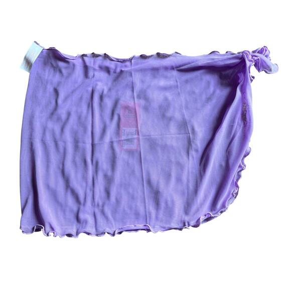 NWT! Juniors' Ninety-Nine° Mini Sarong Mesh Swim Cover Up One Size Fits All - Picture 1 of 8
